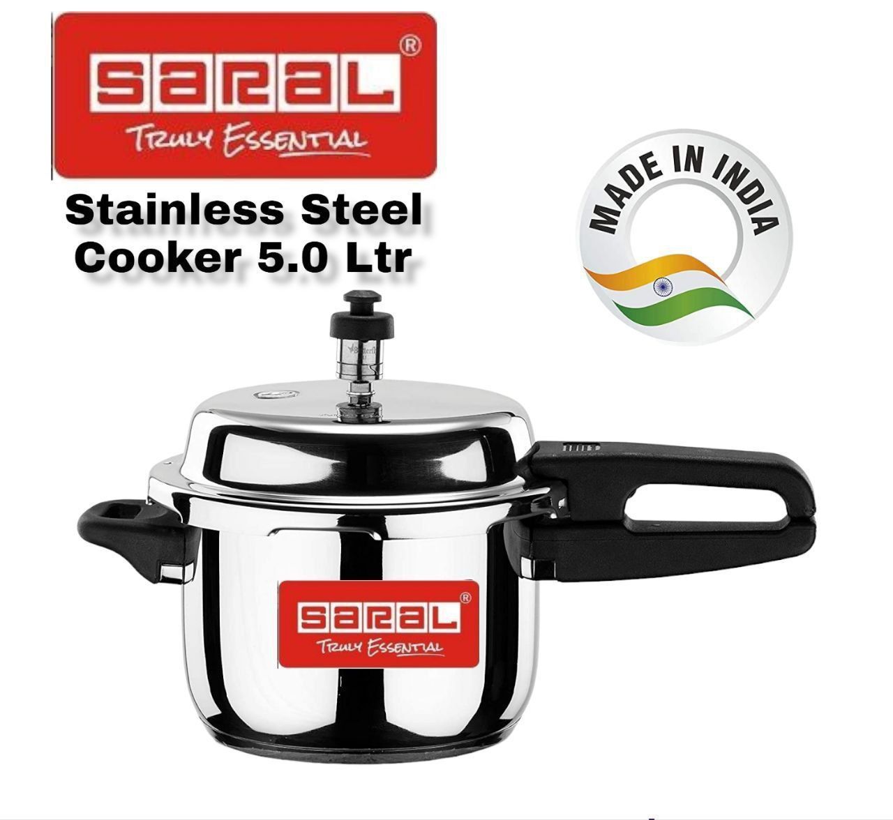 SIGNATURE SARAL STAINLESS STEEL PRESSURE COOKER