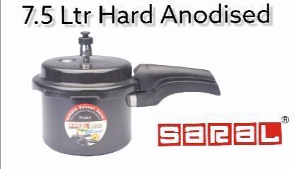 SIGNATURE SARAL HARD ANODIZED PRESSURE COOKER