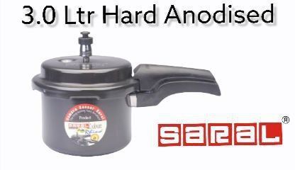 SIGNATURE SARAL HARD ANODIZED PRESSURE COOKER