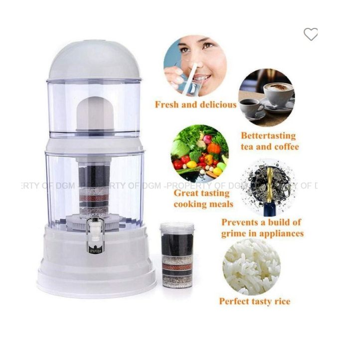 Dayliff 14L water purifier mineral water pot Mineral Water Pot Gravity Feed 8 Stage Purifier