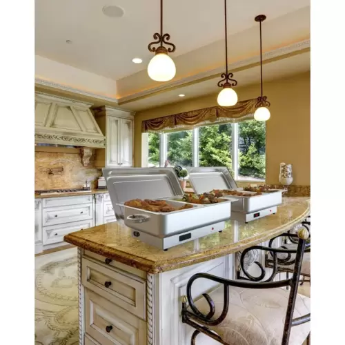 Signature 9L Electric Chafing Dish Double Compartment (CS-ECD-09A) Food warmer signature chaffing dish electric