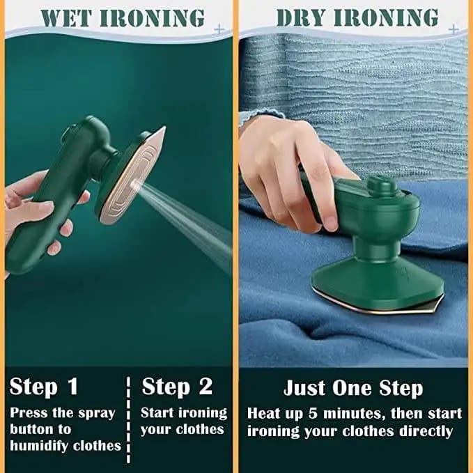 New Arrival Electric Mini Steam Iron Portable Wet and Dry Hot Fabric Handheld Garment Steamer Ironing Wrinkles Lightweight Iron Box Home Travel Dorm Clothes Steam Nonstick Soleplate  buy in Kenya