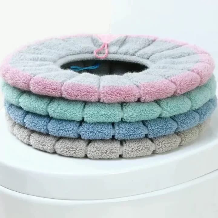 (Easter sale)HOT SELLING TOILET COVER PLUSH PORTABLE SANITARY HANDHELD TOILET SEAT THICKENED COVER FOR UNIVERSAL TOILET SEAT COVER BUY IN KENYA