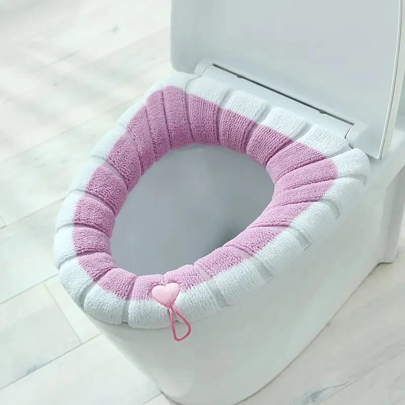 (Easter sale)HOT SELLING TOILET COVER PLUSH PORTABLE SANITARY HANDHELD TOILET SEAT THICKENED COVER FOR UNIVERSAL TOILET SEAT COVER BUY IN KENYA