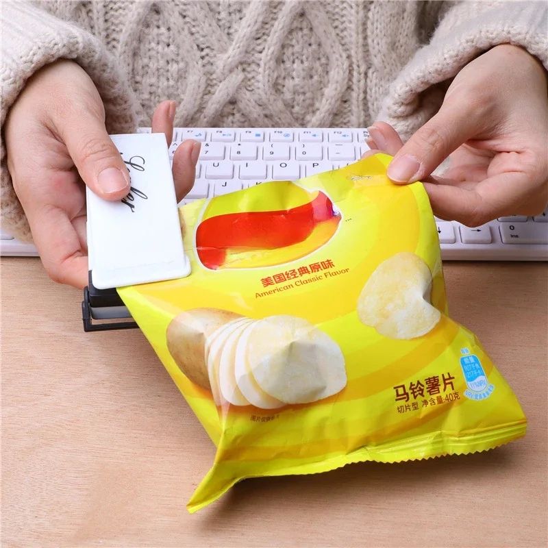 (Easter sale) Hot selling Plastic Heat Bag Sealer Food Packaging Sealing Machine Portable Snack Bag Sealing Clip Kitchen Storage Accessories Home Gadgets buy in Kenya