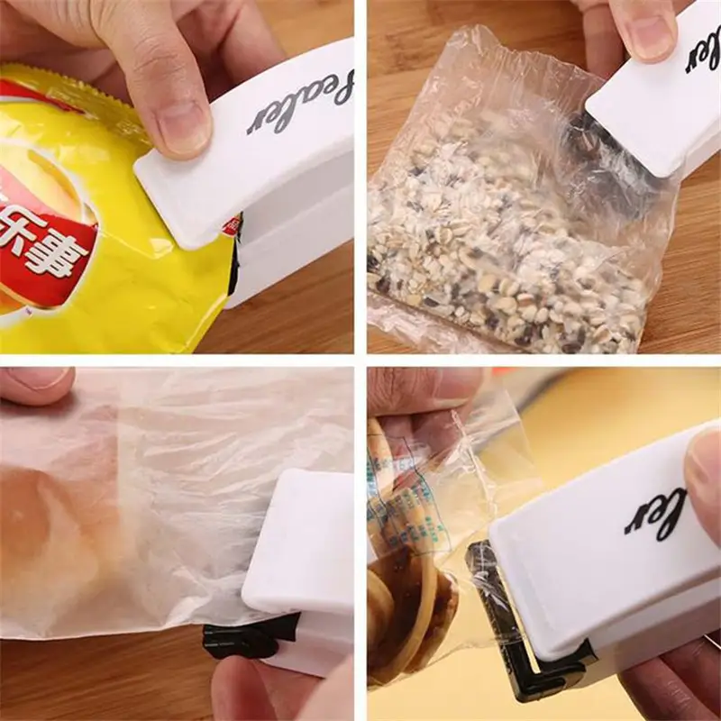 (Easter sale) Hot selling Plastic Heat Bag Sealer Food Packaging Sealing Machine Portable Snack Bag Sealing Clip Kitchen Storage Accessories Home Gadgets buy in Kenya