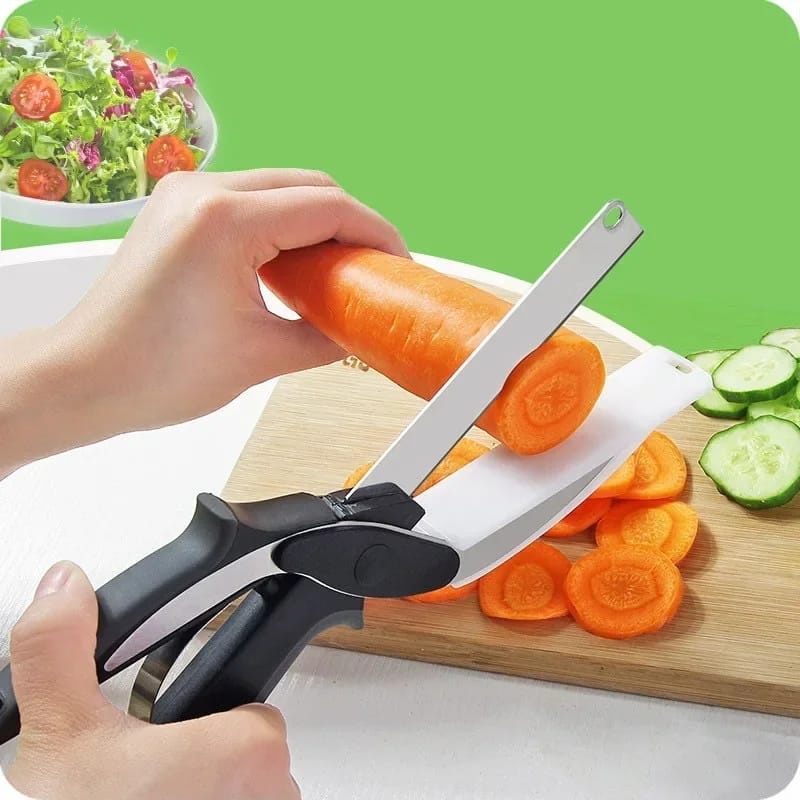 Hot selling Kitchen scissors Clever Cutter for vegetables and salads The Ultimate 2-in-1 Kitchen Tool buy in Kenya