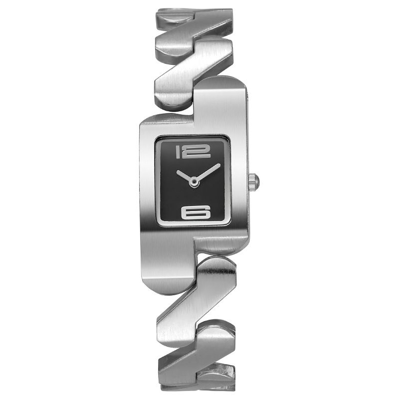 2024 New Innovative Design Retro Square Quartz Business Men's Bracelet Metal Watch Light Luxury Fashion Gold Classic Middle School Student Cool Watch