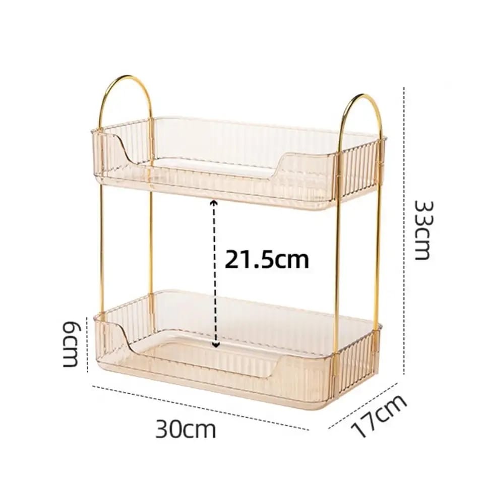 NEW  OFFER!!! Multipurpose 2 layer decorative acrylic organiser for jewellry organizer, easy to assemble, for kitchen bedroom sitting room bedroom