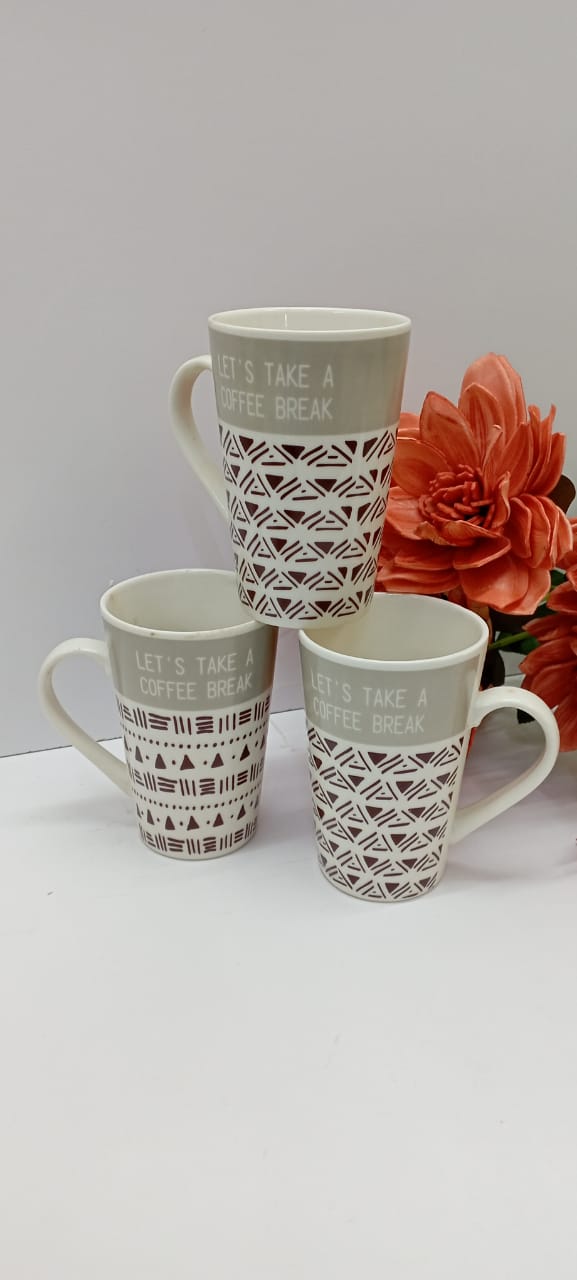 Classic Kitchenware Beautiful And Classy Ceramic Mugs/Cups For Tea/Coffee-Set(6)
