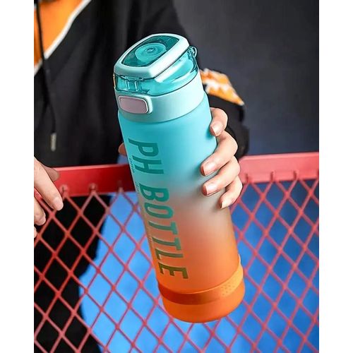 1L PH Motivational Water Bottle , Leakproof for Gym,Fitness,Outdoor Sports