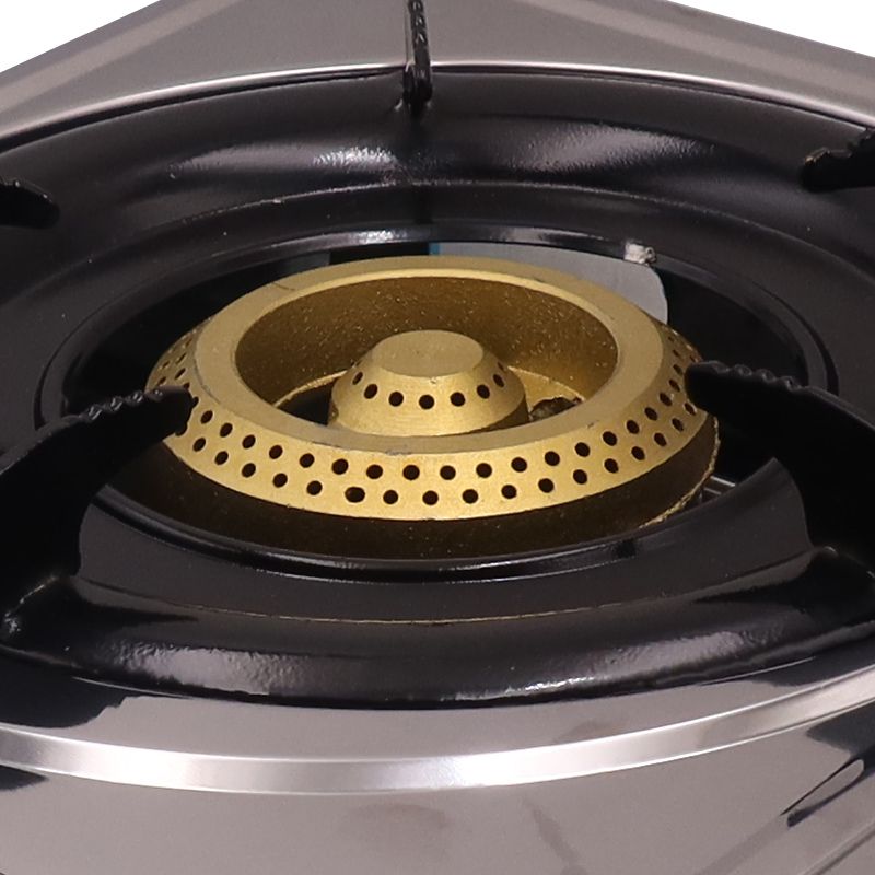RASHNIK    RN-1510  1  Burner Stainless Steel  Table Top Gas  Cooker  Gas Stove Piezoelectric Ignition