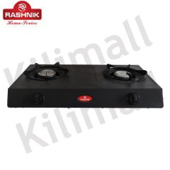 RASHNIK RN-1529B Auto Ignition Stainless Steel Double Burner Gas Stove Gas Cooker Cooktops