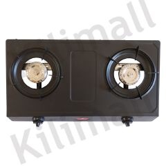 RASHNIK RN-1529B Auto Ignition Stainless Steel Double Burner Gas Stove Gas Cooker Cooktops