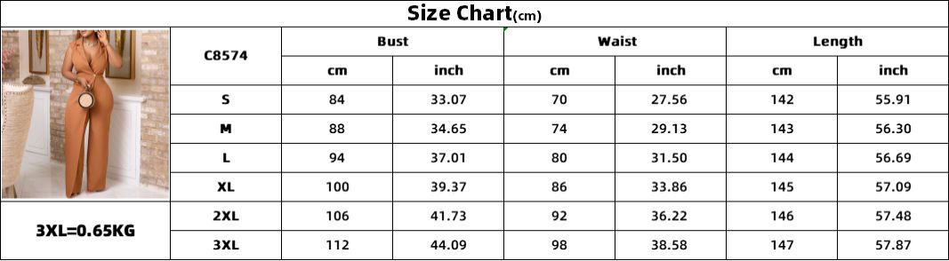 Foreign Trade Women's New Temperament Elegant Suit Collar Waist Chain Loose Wide Leg Jumpsuit