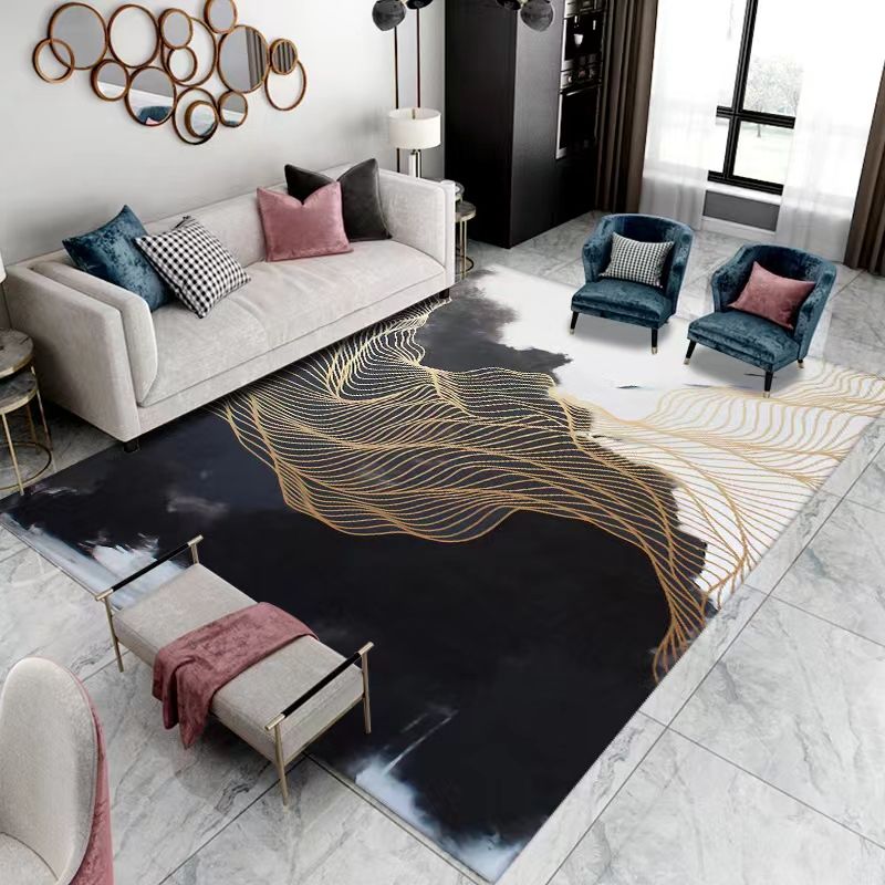 High quality modern 3D Carpets and area rugs large feather Living Room Bedroom Carpet Indoor Washable Rug 3D area rug floor mat,3D carpet home and kitchen