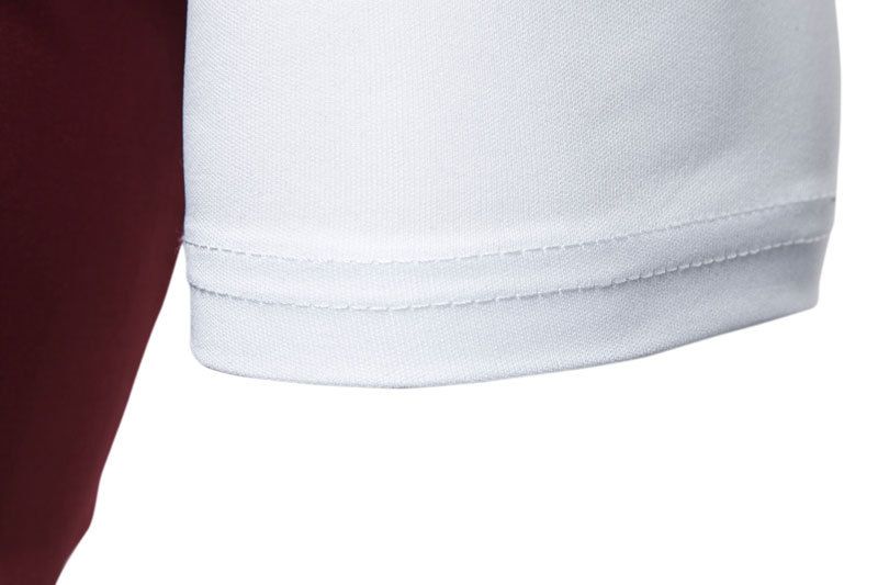 Men's short sleeved T-shirt splicing round neck men's T-shirt top summer T-shirt pullover top