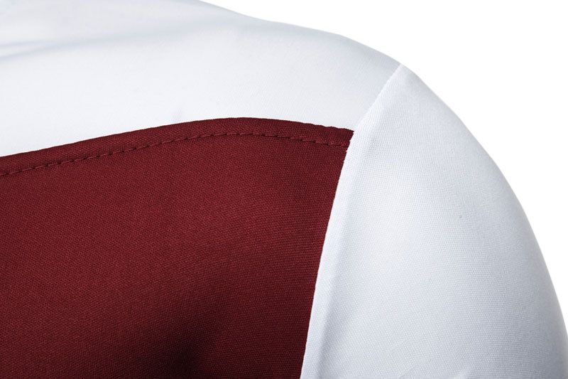 Men's short sleeved T-shirt splicing round neck men's T-shirt top summer T-shirt pullover top