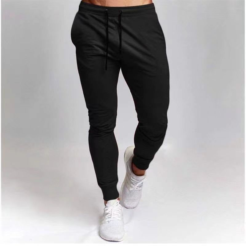 Men clothes new sports and leisure lightweight slim fitness pants men trousers feet sportwear Trousers
