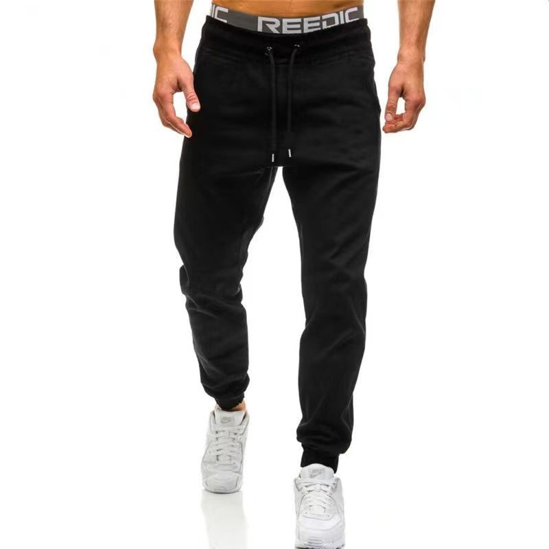 Men clothes new sports and leisure lightweight slim fitness pants men trousers feet sportwear Trousers