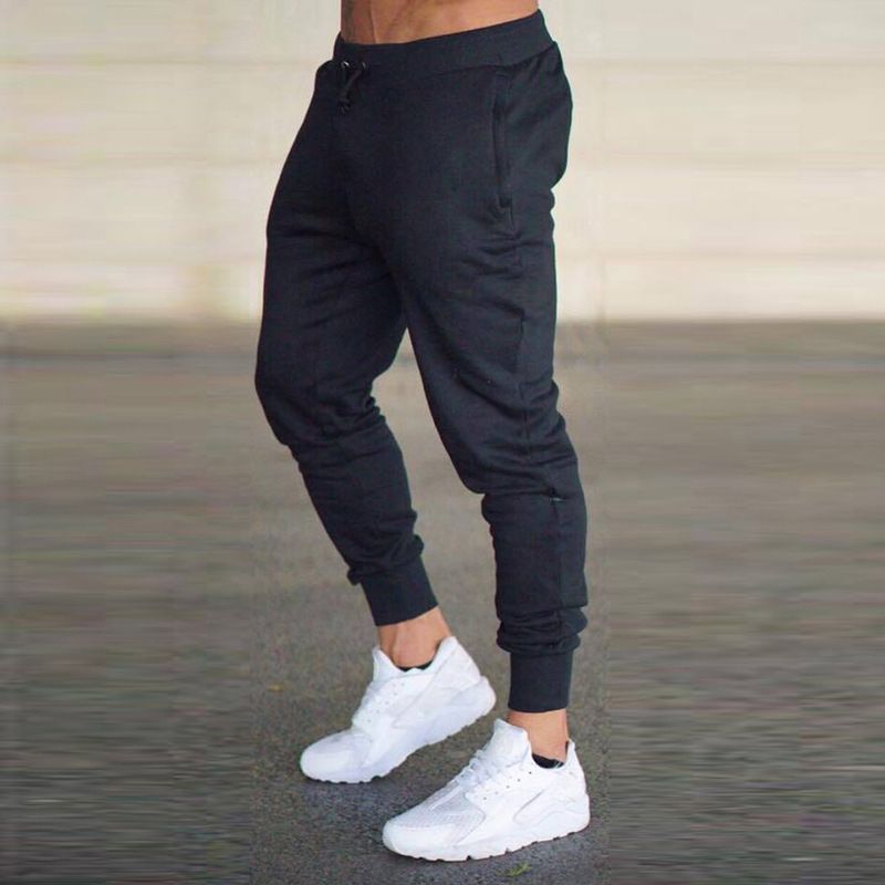 Men clothes new sports and leisure lightweight slim fitness pants men trousers feet sportwear Trousers