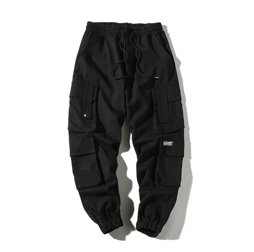 Spring Autumn Men's Cargo Pants Loose Fit Casual Pants Trendy Ankle Length New Model Harem Trousers