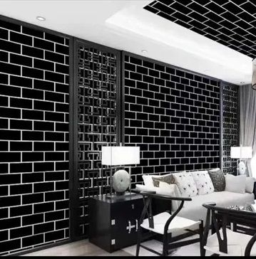 Wall Paper 10m*53cm Wallpaper Flowered & Free Glue