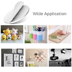 Back adhesive transparent silicone pad handicraft circular silicone anti slip pad electronic product anti slip silicone pad self-adhesive