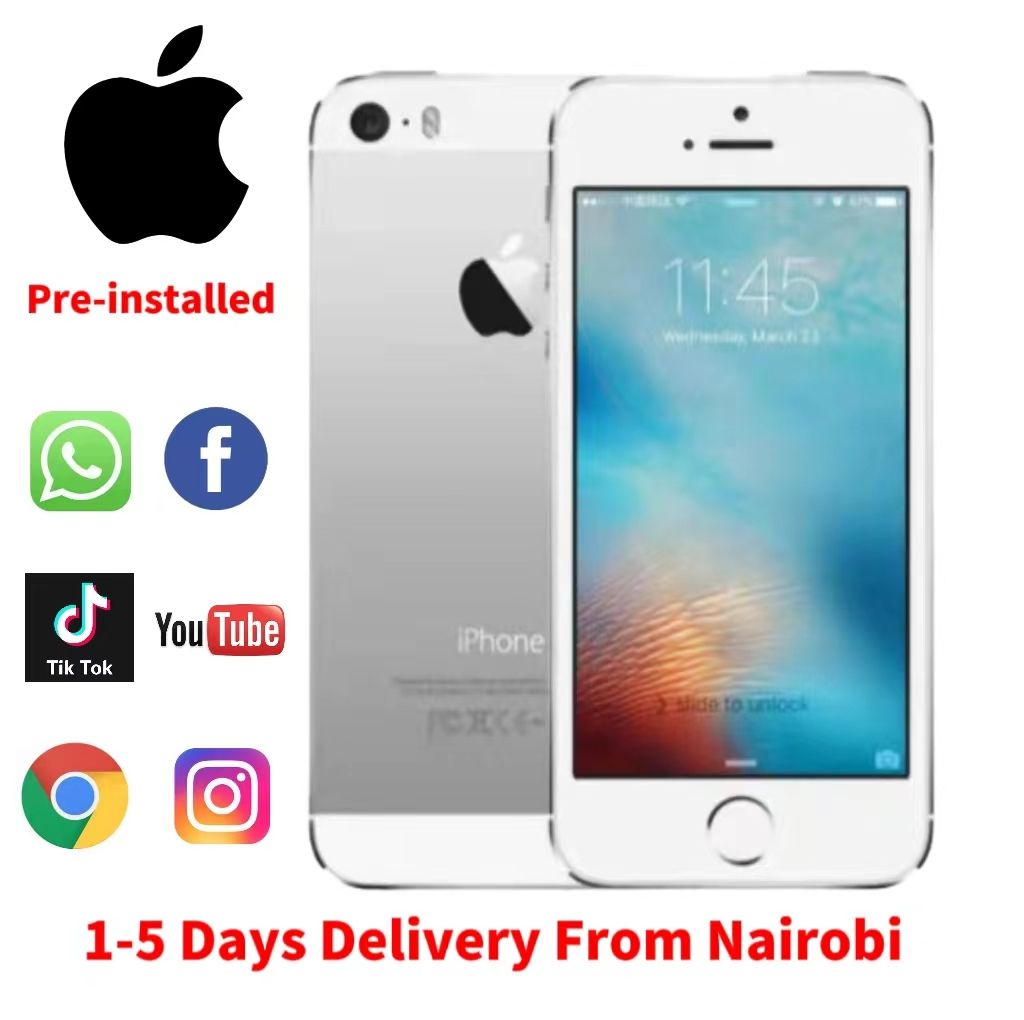 Refurbished Unlocked Apple iPhone 5s 16G/32G/64G Fingerprint IOS iphone5s Already installed YouTube, WhatsApp