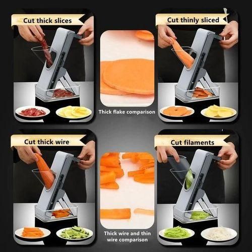 All In One Vegetable Chopper Mandolin Slicer Cutter Chopper Grater