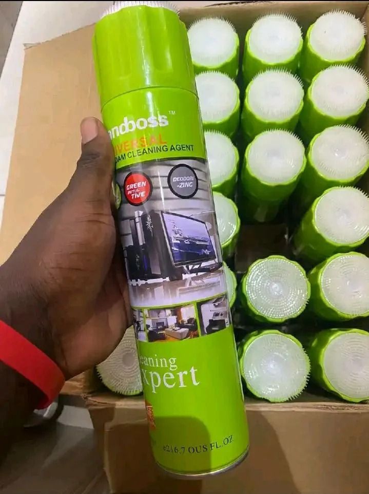 Multipurpose Foam Cleaner, Ideal for Cleaning Laptops, Office Furnture, Car Upholstery, Home Upholstery, Gadgets, Shoes and Metal Equipment