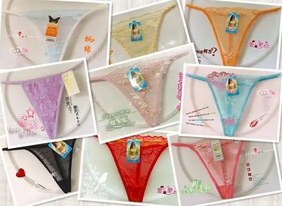 3 PCS Set Thongs For Women. Panties. Underwear. Women G-String Female-Medium Size.