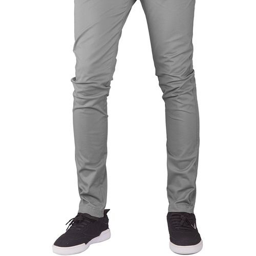 Soft Khaki trousers-Gray (Slim-fit Stretchable Khaki Trouser For Men)-Gray. Sizes: 30-34. Non-fading khkaki trousers.