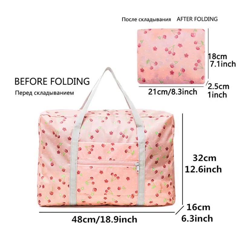 Portable Multi-function Bag Folding Travel Bags Nylon Waterproof Bag Large Capacity Hand Luggage Business Trip Traveling Bags