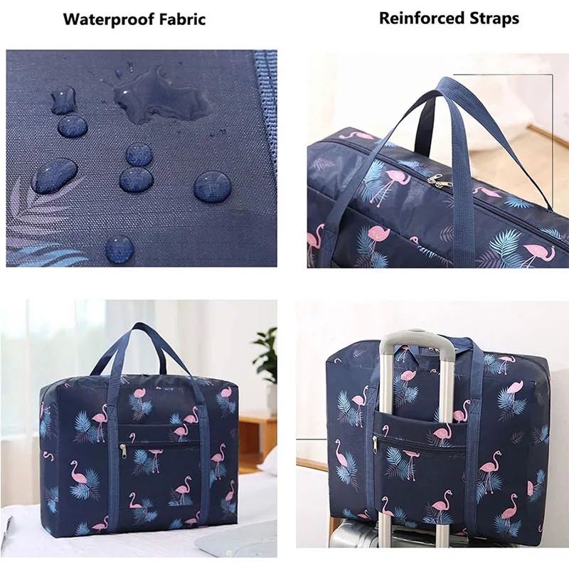 Portable Multi-function Bag Folding Travel Bags Nylon Waterproof Bag Large Capacity Hand Luggage Business Trip Traveling Bags