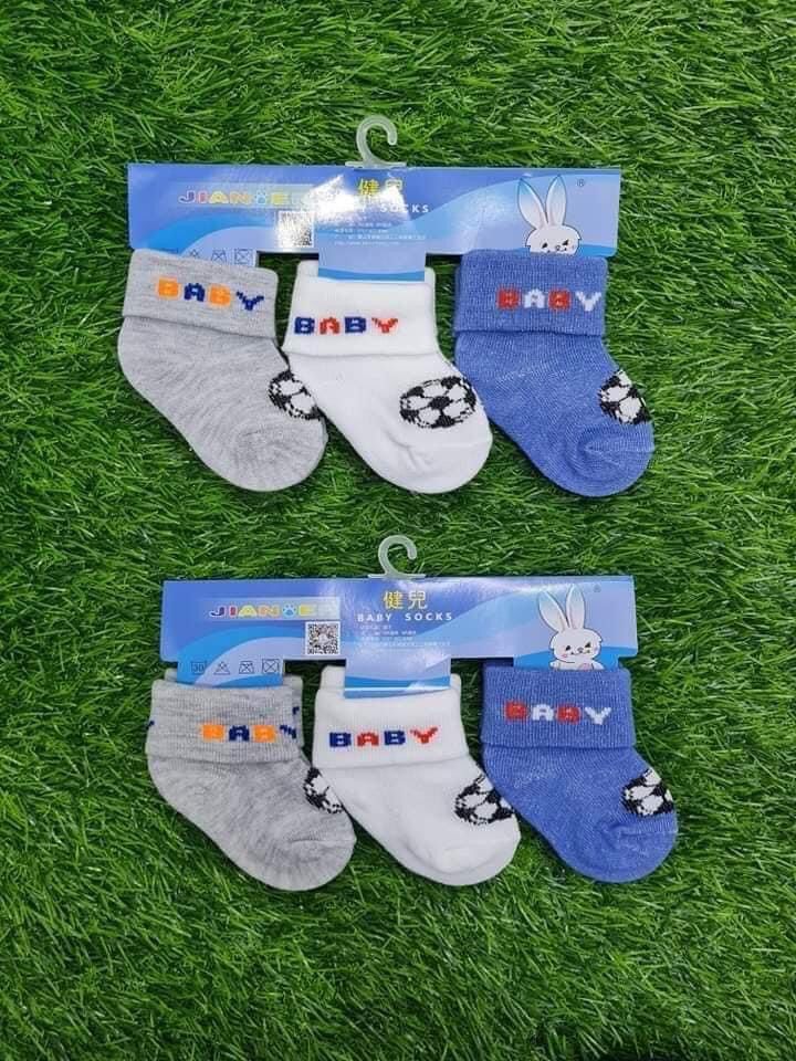 6PCS Coolest Warm Newborn Baby Socks