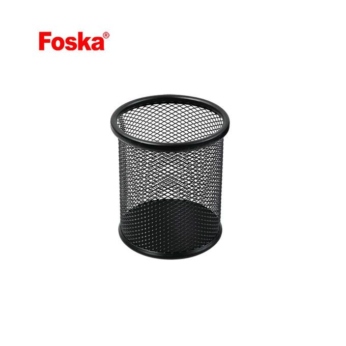 Round Mesh Pen Holder Cup