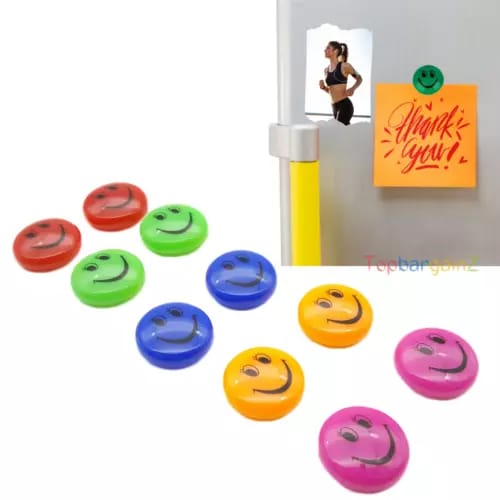 Smiley Face Fridge Magnets 10pcs