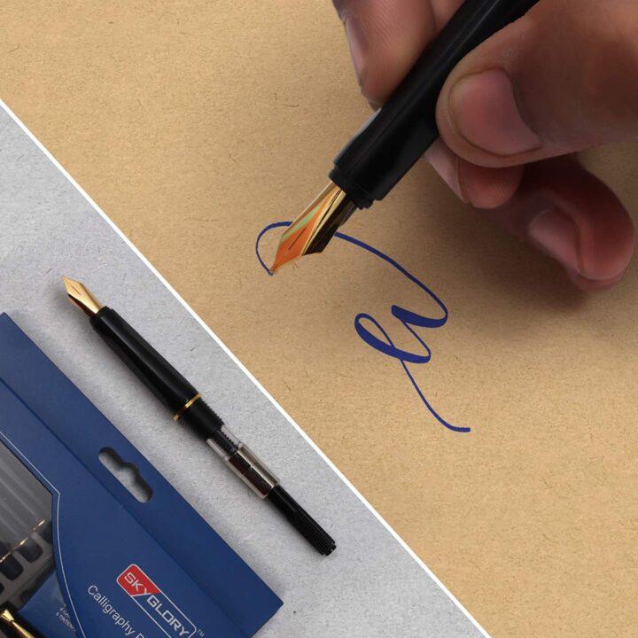 set 6 nibs and 6 ink Caligraphy pen