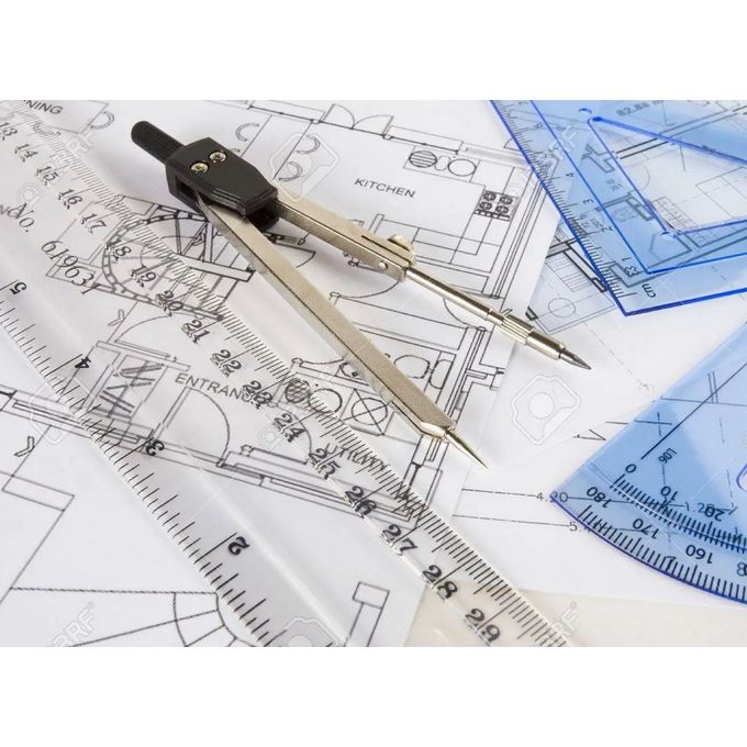 Drawing Instruments Set Engineers Technical