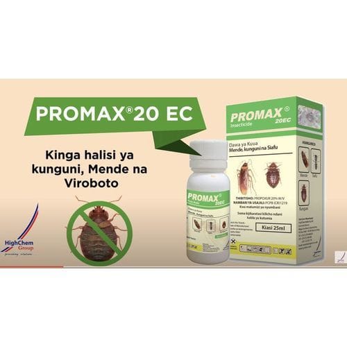 25 ml Promax 20EC Insecticide BedBugs Ants Cockroach Mites Lice Fleas Pesticide Odorless Pest Control