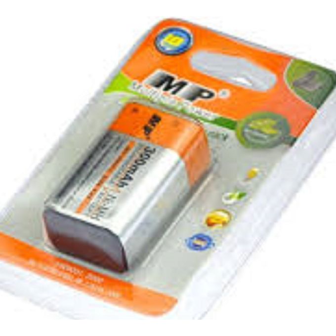 Multiple Power 9V Volt Li-ion Ni-MH MP Rechargeable Battery  Re-charged For Up To 1000 Times