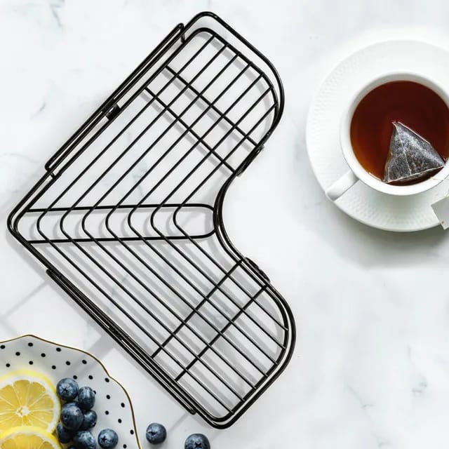 Bathroom Kitchen Toilet Corner Shelf Organiser Storage Rack Organizer