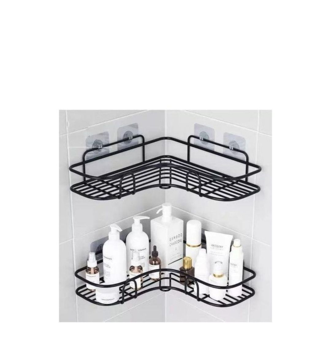 Bathroom Kitchen Toilet Corner Shelf Organiser Storage Rack Organizer