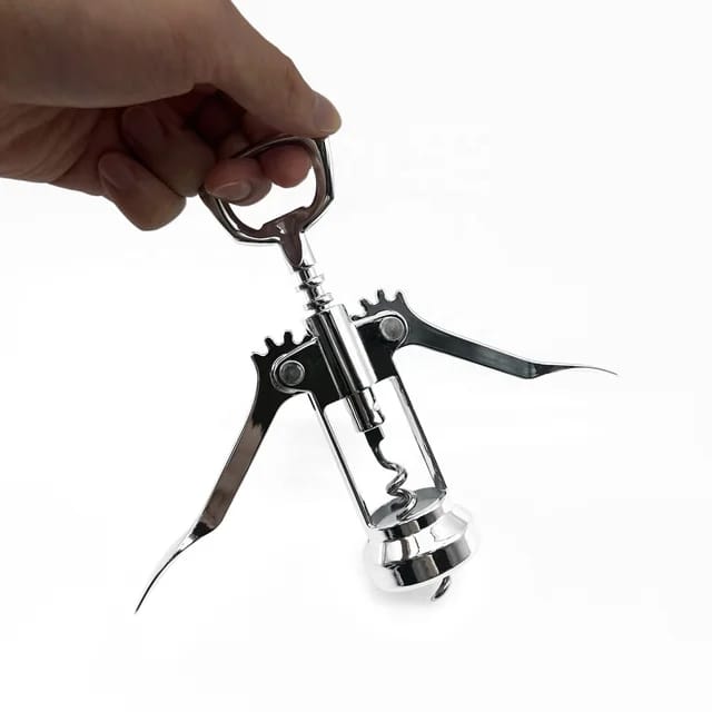 Stainless Cockscrew Wine Opener