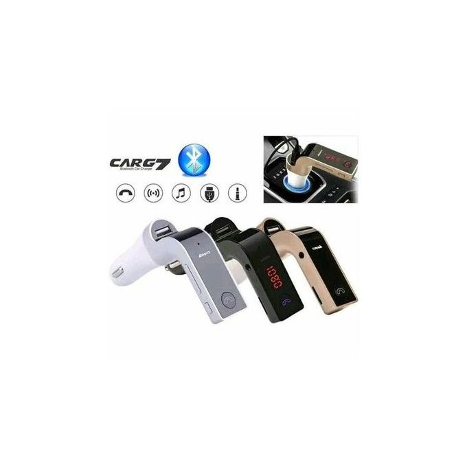 Car G7 Car Modulator Bluetooth Charger Mp3 Player, TF CARD, AUX