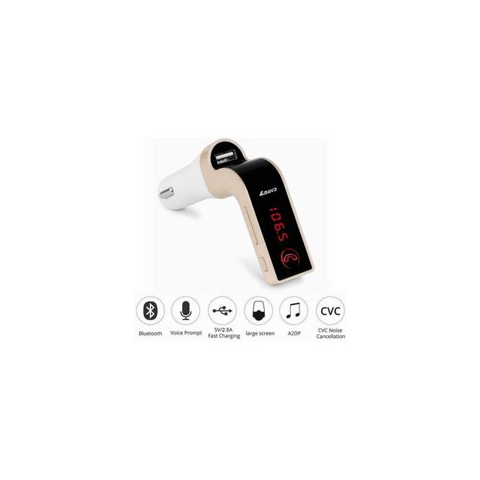 Car G7 Car Modulator Bluetooth Charger Mp3 Player, TF CARD, AUX