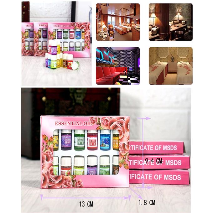 12 pack pcs/Set Essential Oil Set Water Soluble Humidifier for Air Purifier Incense Aroma Lamp Relieve Stress Essential Oil