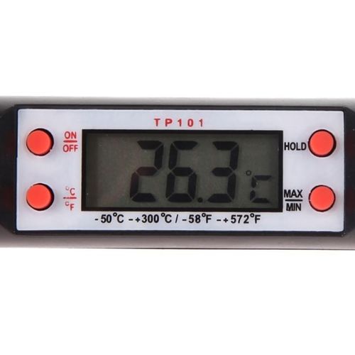 Kitchen Electronic Digital  Food Thermometer Cooking Food-Black