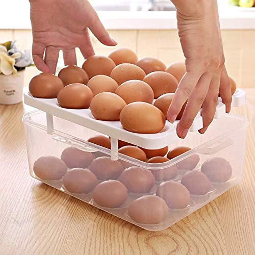 2 Layer 32PCs Durable Egg Storage  Container/ Egg Holder
